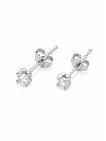 Pendientes Idee Preziose dal 1987 Mujer in Oro blanco Zircone IP.OK18B/224